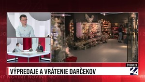 Štúdio 24: Výpredaje a vrátenie darčekov