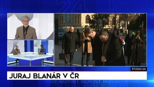 Štúdio 24: Juraj Blanár v ČR