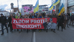 Výročie začiatku vojenského útoku na Ukrajinu si pripomenuli aj na Slovensku