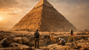 Nové detaily o gigantickom objekte pod pyramídami v Egypte