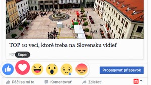 Facebook začína testovať tlačidlo Nepáči sa mi to