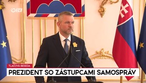 Tlačová beseda prezidenta Pellegriniho po rokovaní so zástupcami samospráv