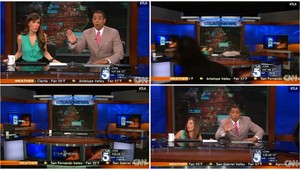 VIDEO. Takto sa skryli moderátori pred zemetrasením