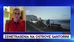 Štúdio 24: Zemetrasenia na ostrove Santorini