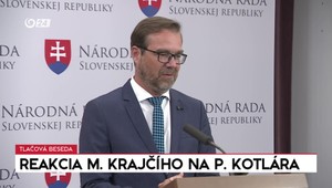 Tlačová beseda Mareka Krajčího v reakcii na Petra Kotlára