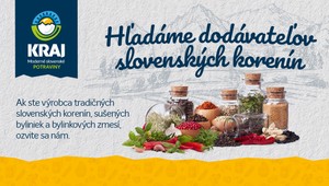 Potraviny KRAJ hľadajú regionálnych dodávateľov korenín a byliniek