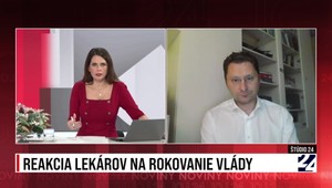 Štúdio 24: Reakcie lekárov na rokovanie vlády