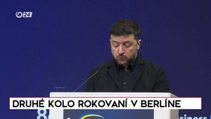 Tlačová beseda ukrajinského prezidenta po druhom kole rokovaní v Berlíne