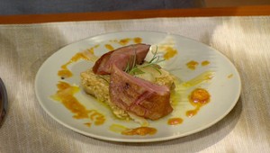 Dubákové rissoto s chrumkavou kačkou