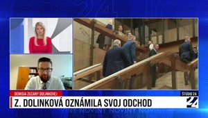 Štúdio 24: Z. Dolinková oznámila svoj odchod