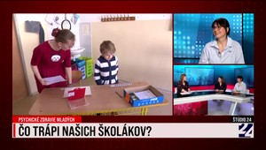 Čo trápi našich školákov? Štúdio 24 o psychickom zdraví mladých