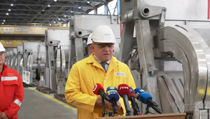 Tlačová beseda: Spustenie výroby v Slovalcu