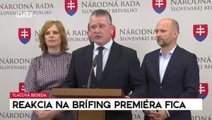 Tlačová beseda hnutia Slovensko: Reakcia na brífing premiéra Fica