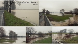 ONLINE. Ipeľ delí od preliatia niekoľko centimetrov!