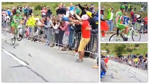 VIDEO. Výstup na Alpe D´Huez? Sagan bez rúk na zadnom kolese