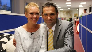 Adriana Kmotríková sa vrátila do práce, takto ju privítali kolegovia