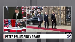 Štúdio 24: Peter Pellegrini v Prahe