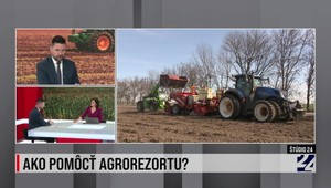 Štúdio 24 o pomoci agrorezortu s ministrom Takáčom