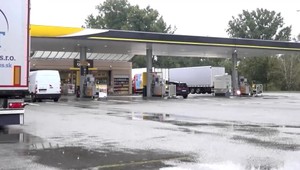 Lúpež na D1: Ozbrojený páchateľ prepadol čerpaciu stanicu