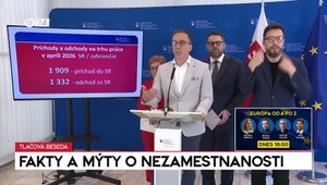 Tlačová beseda ministra práce k faktom a mýtom o nezamestnanosti