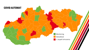 COVID AUTOMAT: Pribudlo 6 červených okresov, neočkovaní v nich majú zákaz vstupu do fitnesscentier