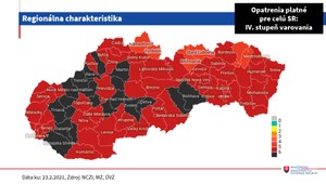 COVID AUTOMAT: Slovensko ostáva v čiernej farbe, polepšila si Bratislava. Toto sú pravidlá platné od 1. marca