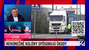 Štúdio 24 so šéfom Česmad-u o situácii s kamiónmi na hraniciach