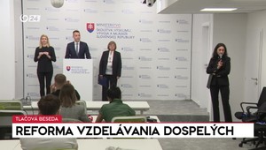 Tlačová beseda: Reforma vzdelávania dospelých