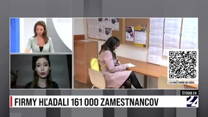 Štúdio 24: Firmy hľadali 161 000 zamestnancov