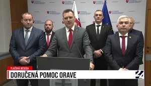 Tlačová beseda ministra Tarabu o doručenej pomoci Orave