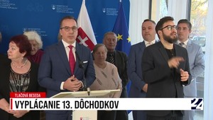 Tlačová beseda ministra práce o trinástych dôchodkoch