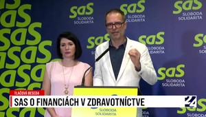 Tlačová beseda strany SaS o financiách v zdravotníctve