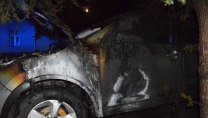 Škoda za asi 10 000 tisíc. V noci zhorelo v Dolnej Strede auto