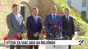 Tlačová beseda ministra Rašiho o výzve za viac ako 44 miliónov