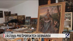 Vzácna zástava so všitým obojstranným obrazom