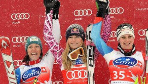 Vonnová víťazkou super-G v Cortine d 'Ampezzo
