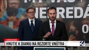 Tlačová beseda hnutia Slovensko k dianiu na ministerstve vnútra