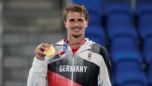 Zverev ziskom zlatej medaily napodobnil Mečířa