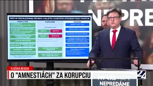 Tlačová beseda hnutia Slovensko o amnestiách za korupciu