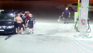 VIDEO: Poľský fanúšik napadol na čerpacej stanici Slováka