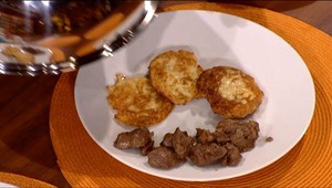 Cuketové placky s kuracou pečienkou