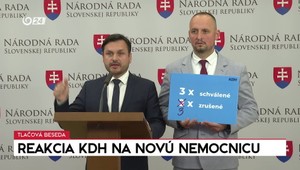 Tlačová beseda strany KDH: Reakcia na novú nemocnicu