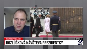 Štúdio 24 o poslednej návšteve prezidentky Čaputovej v Českej republike