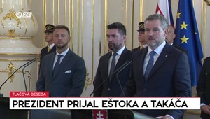 Tlačová beseda: Prezident Pellegrini prijal ministrov Takáča a Eštoka