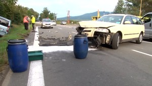 Zakliaty úsek. Ďalšia nehoda na ceste, kam chodia policajti ku kolíziám pravidelne