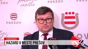 Tlačová beseda o hazarde v meste Prešov