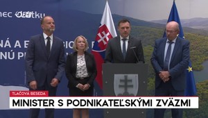 Tlačová beseda ministra Tarabu po stretnutí s podnikateľskými zväzmi