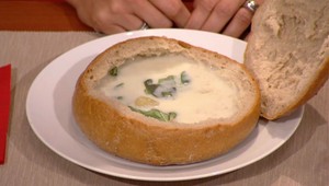 Cesnaková polievka v bosniaku