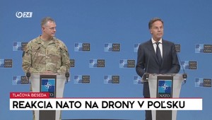 Tlačová beseda: NATO reaguje na ruské drony