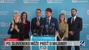Tlačová beseda strany Progresívne Slovensko k ohrozeným eurofondom
